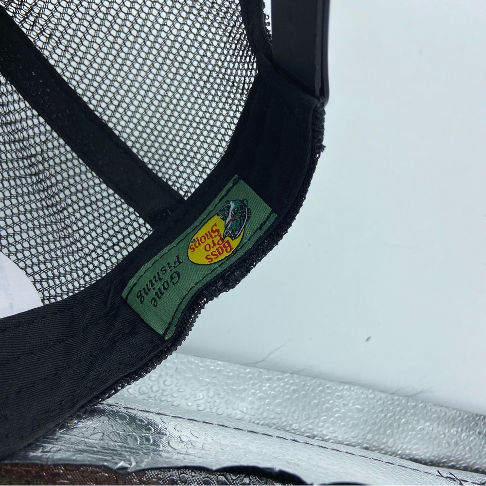 Bass Pro Shop Trucker Hat Black SnapBack Hat - Picture 3 of 4